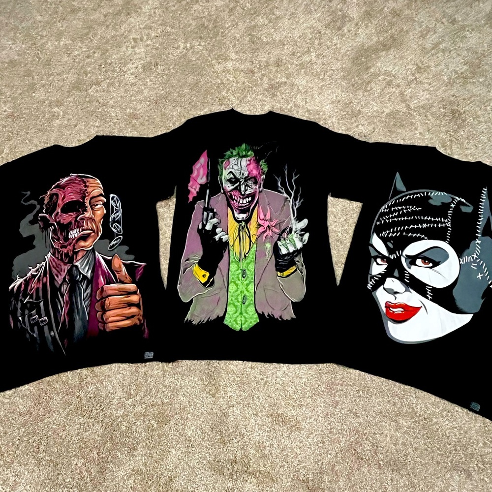 Electric Zombie Rare JokerCatwomanFrankie ValentineHalloween smallt-shirt bundle